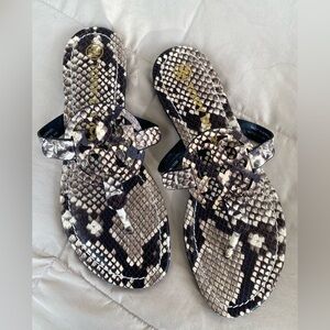 Tory Burch Snakeskin Miller Sandals